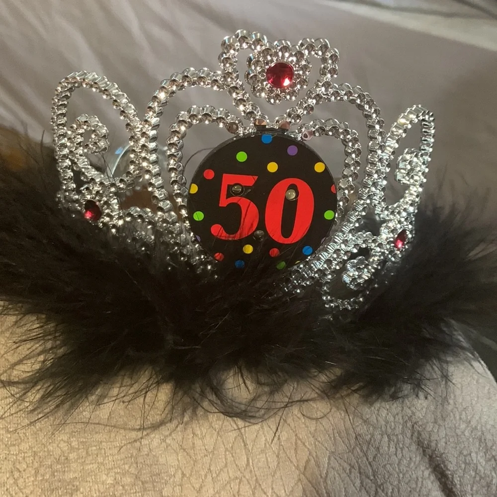 50th Birthday Wearables - 50 and fabulous/ fierce but fabulous